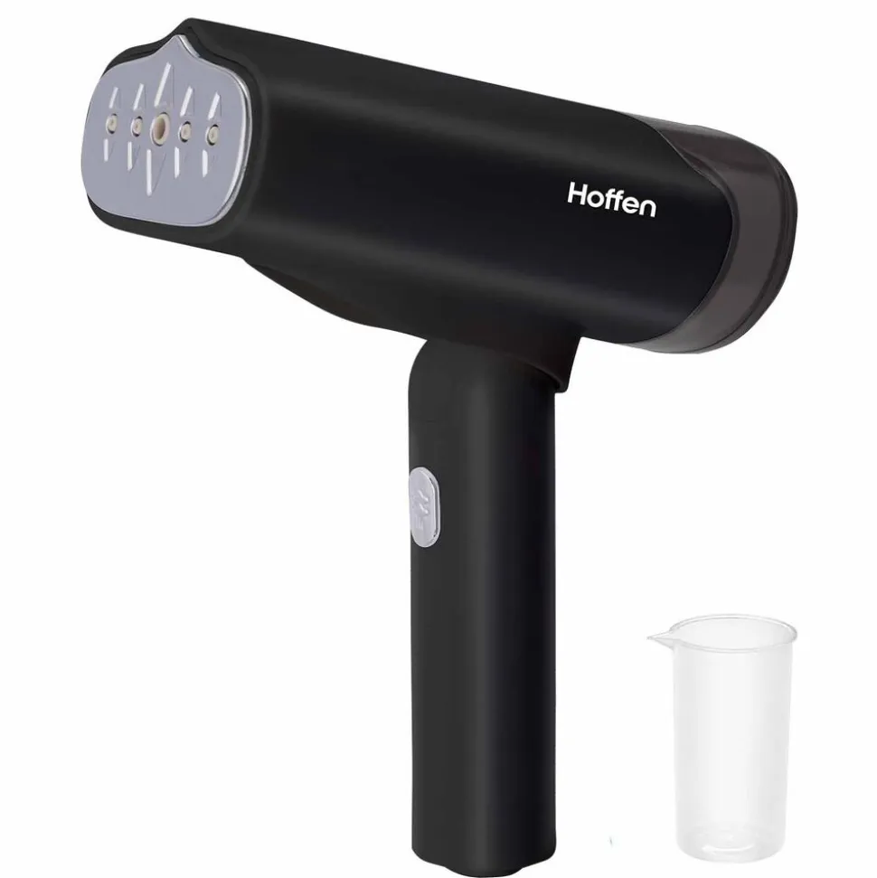 Parownica do ubrań składana Hoffen, 1200 W, czarna