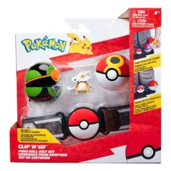 Pas trenera Pokémon Clip 'N' Go seria 15, zestaw startowy, z figurką Cubone