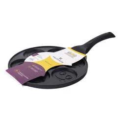 Patelnia aluminiowa do placków Valdinox, 26 cm, uśmiechnięte buźki