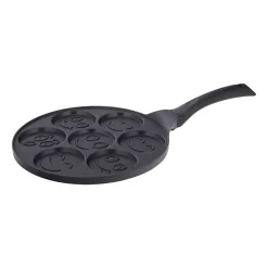 Patelnia aluminiowa do placków Valdinox, 26 cm, uśmiechnięte buźki