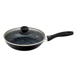 Patelnia aluminiowa MG Home Verden, 22 cm, z pokrywką