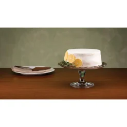 Patera szklana Pasabahce Petite Patisserie, na nóżce, 26,4 cm