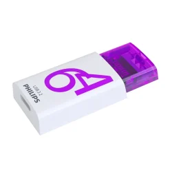 Pendrive Philips Click 64 GB, fioletowy