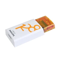 Pendrive Philips Click 128 GB, pomarańczowy