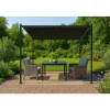 Pergola stalowa do elewacji Jumi, 300 x 300 x 250 cm, czarna