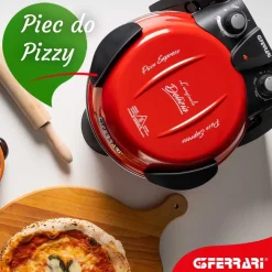 Piec do pizzy G3Ferrari G1000602 Delizia evo, czerwony