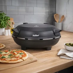 Piec do pizzy Hoffen Expert, 1200 W, czarny