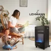 Piecyk gazowy Blue Flame Lehmann Valencia, 3,8 kW, czarny