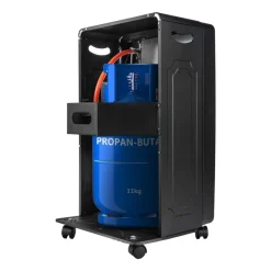 Piecyk gazowy Blue Flame Lehmann Valencia, 3,8 kW, czarny