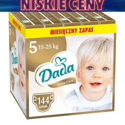 Pieluszki Dada Extra Care 5, 15-25 kg, 144 szt., superchłonny wkład