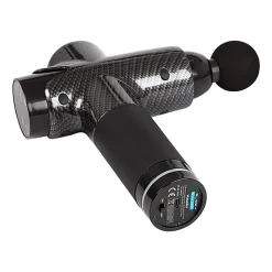 Pistolet do masażu Blow Wave 5000, 10 końcówek, 30 poziomów intensywności