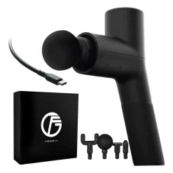 Pistolet do masażu Gymtastic Gymgun Fit 2.0, 4 głowice, 6 poziomów intensywności