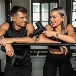 Pistolet do masażu Gymtastic Gymgun Fit 2.0, 4 głowice, 6 poziomów intensywności