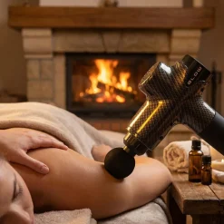 Pistolet do masażu masażer Blow Wave 5000, z końcówką rozgrzewającą