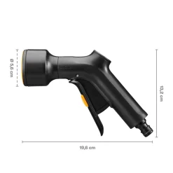 Pistolet zraszający Fiskars Solid, z uniwersalnym złączem, czarny