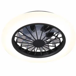Plafon LED Sanico Goldlux Ghana, 38,5 cm, z wentylatorem, pilot IR