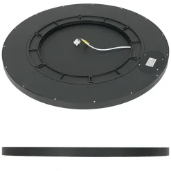 Plafon sufitowy Led Milagro Maq 3CCT, 50 W, czarny