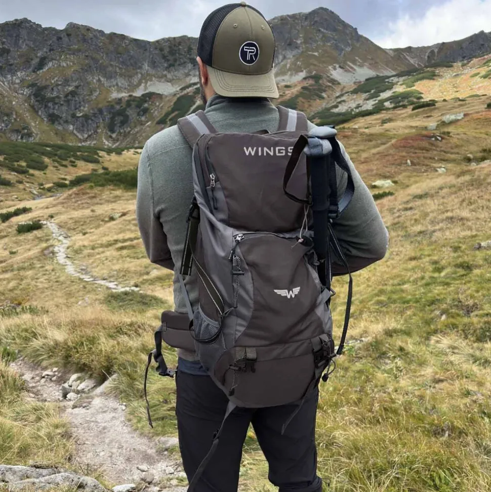 Plecak górski Wings Canastero, 30 l, czarny