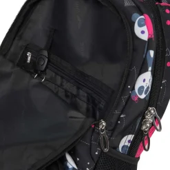 Plecak i piórnik Wings Panda, czarny