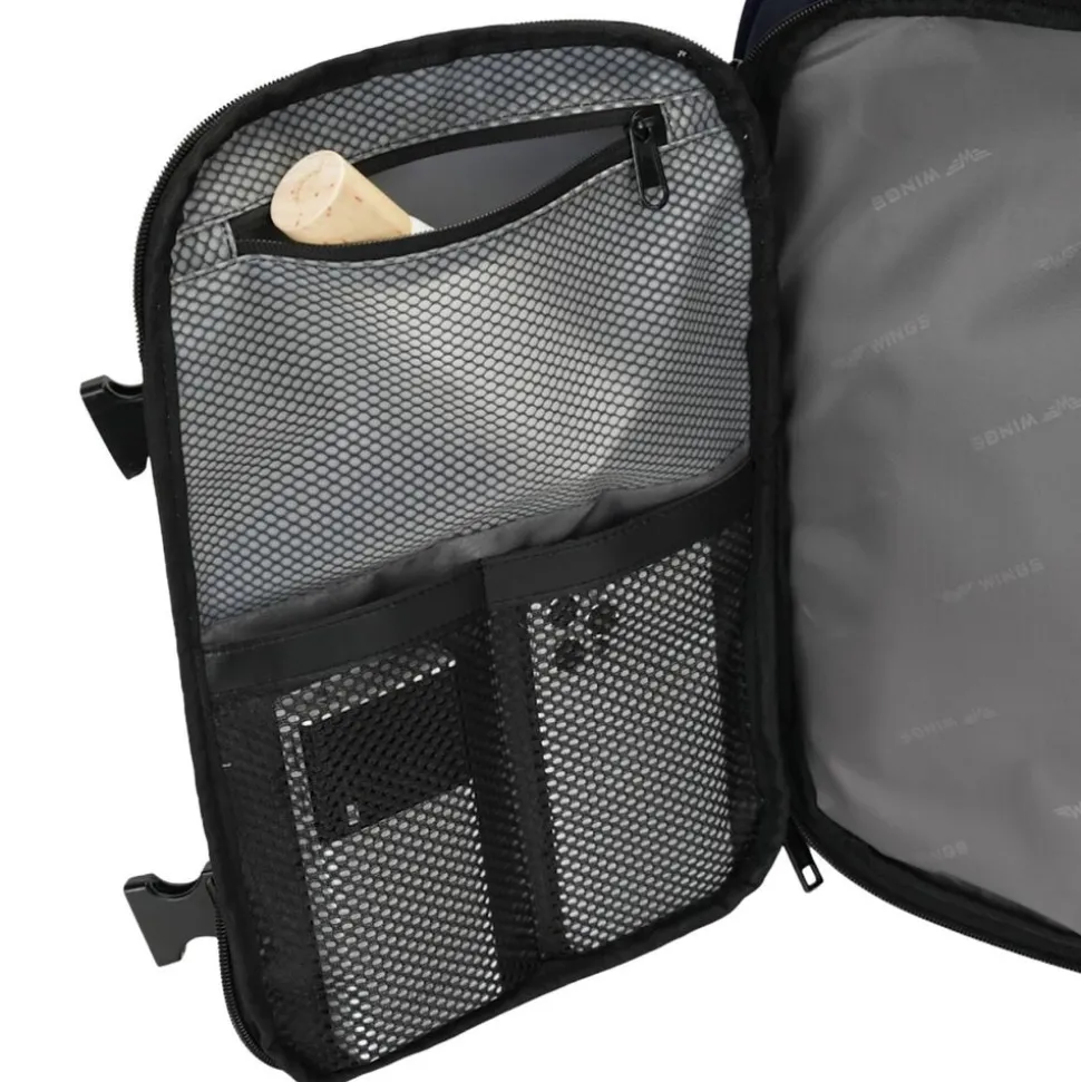 Plecak kompresyjny Wings Vireo, 20 l, z pompką, niebieski
