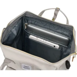 Plecak miejski Himawari, 19 l, z USB, szary