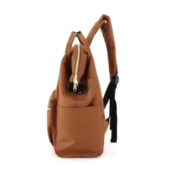 Plecak miejski Himawari, 19 l, z USB, brązowy