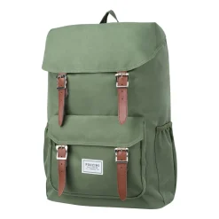 Plecak miejski materiałowy Puccini Legacy, 21 l, zielony