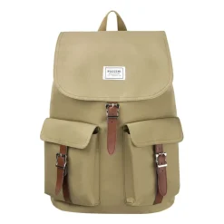 Plecak miejski materiałowy Puccini Legacy, 20 l, beżowy