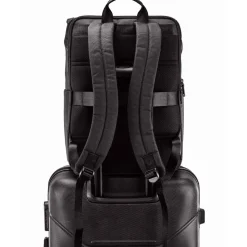 Plecak męski Wings Brant BRT01, 29 x 17 x 45 cm, 22 l, czarny