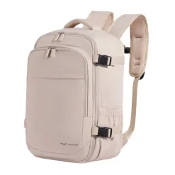 Plecak podróżny Wings CBP002, kabinowy, 40 x 25 x 20 cm, beżowy