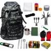Plecak survivalowy Wild Trek, 60 l, z wyposażeniem, moro
