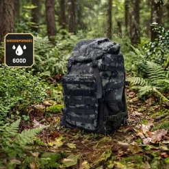 Plecak survivalowy Wild Trek, 60 l, z wyposażeniem, moro