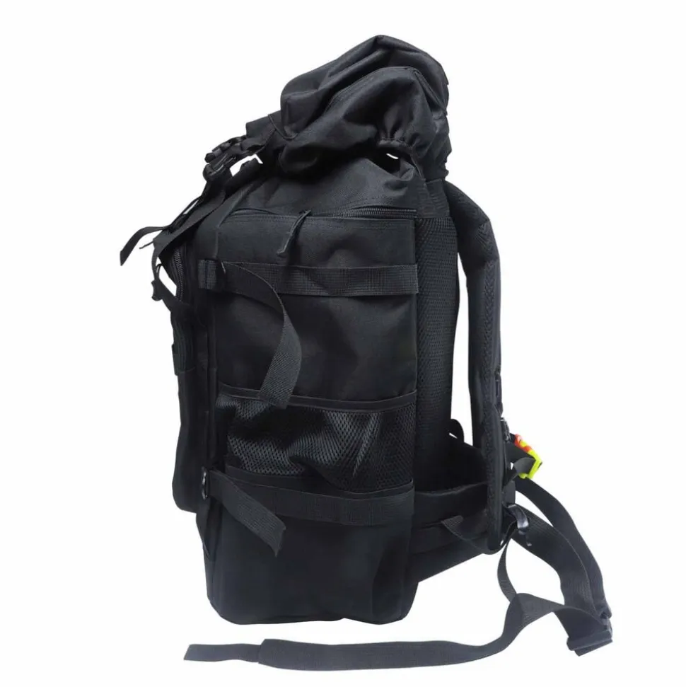 Plecak survivalowy Wild Trek, 60 l, z wyposażeniem, czarny