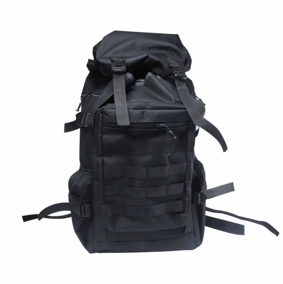 Plecak survivalowy Wild Trek, 60 l, z wyposażeniem, czarny