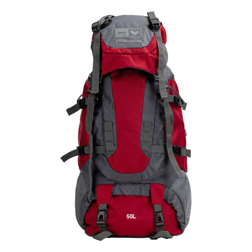 Plecak turystyczny HiMountain Hiker, 50 l, czerwony