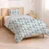 Pościel bawełniana 160 x 200 cm Pation Home Vivienne, eukaliptus