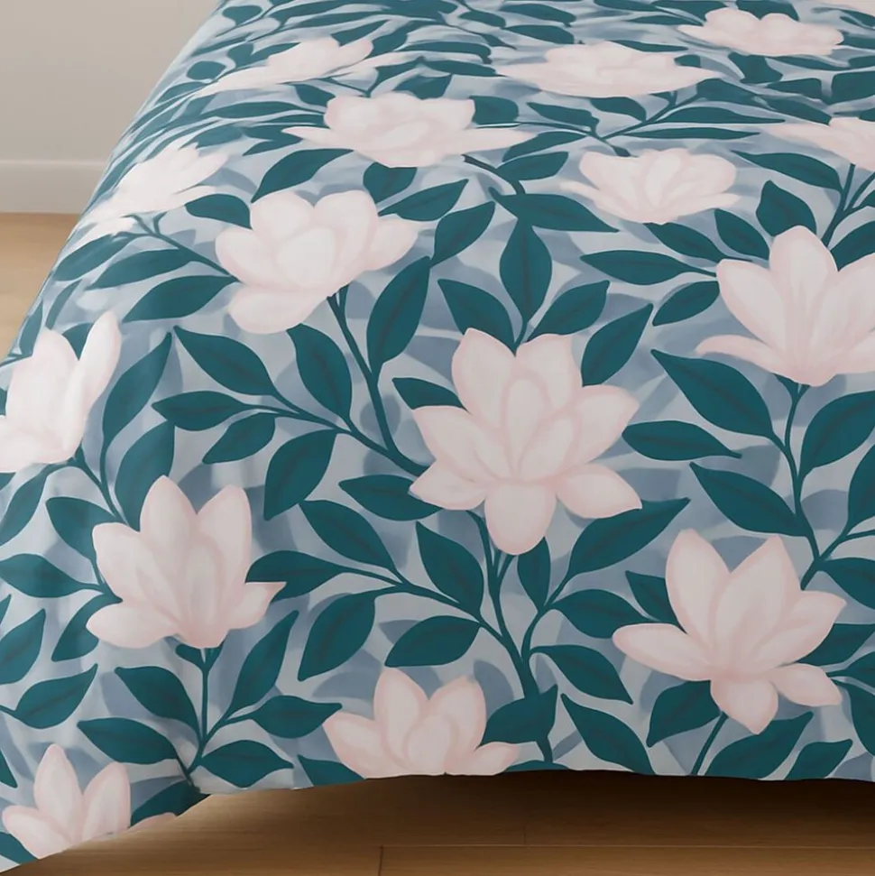 Pościel bawełniana 140 x 200 cm Pation Home Vivienne, magnolia