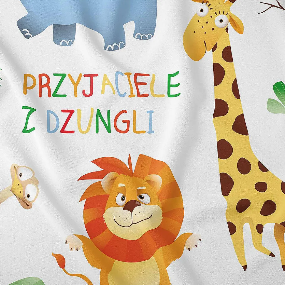 Pościel dziecięca 100 x 135 cm Mayamoo, zoo, zielona