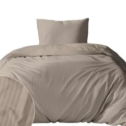 Pościel z adamaszku 140 x 200 cm Pure Collection, taupe