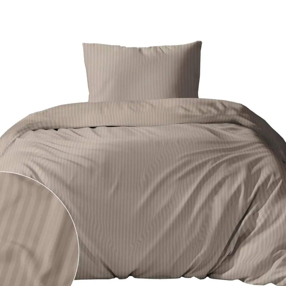 Pościel z adamaszku 140 x 200 cm Pure Collection, taupe