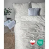 Pościel z perkalu 160 x 200 cm Lame Percale, niebiesko-żółte kwiaty