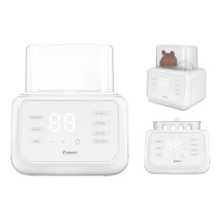 Podgrzewacz do mleka Kidnort Håp 4 w 1, 250 W, na 2 butelki, biały