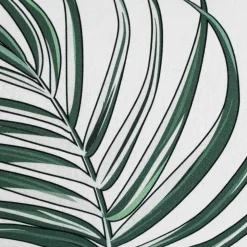 Poduszka Domarex Cleo Bahama Palms, 30 x 50 cm, palmy, biała