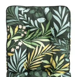 Poduszka ogrodowa Patio G054-02IB na fotel, zielona w liście