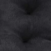 Poduszka okrągła Domarex Ivy Plush, ciemnoszara