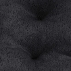 Poduszka okrągła Domarex Ivy Plush, ciemnoszara