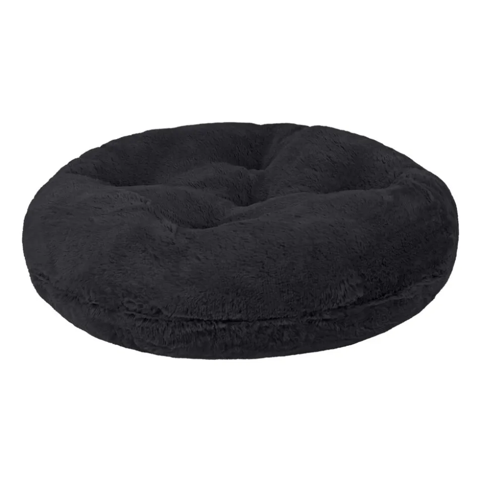 Poduszka okrągła Domarex Ivy Plush, ciemnoszara