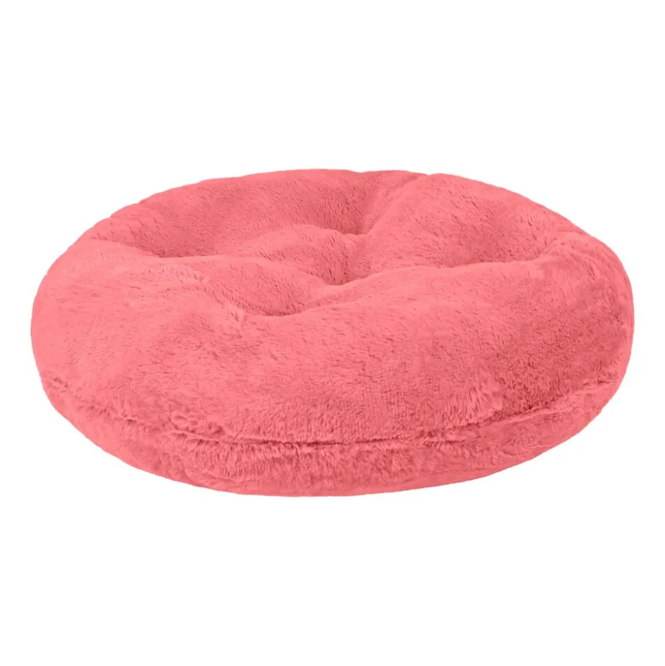 Poduszka okrągła Domarex Ivy Plush, różowa