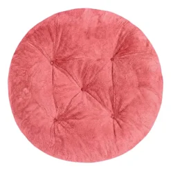 Poduszka okrągła Domarex Ivy Plush, różowa
