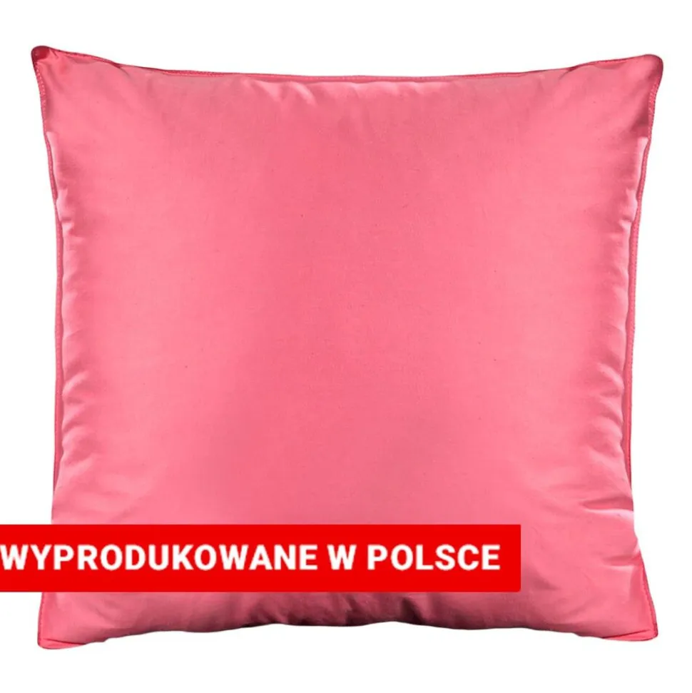 Poduszka Pierze 40 x 40 cm AMW, kacze pierze i puch, różowa